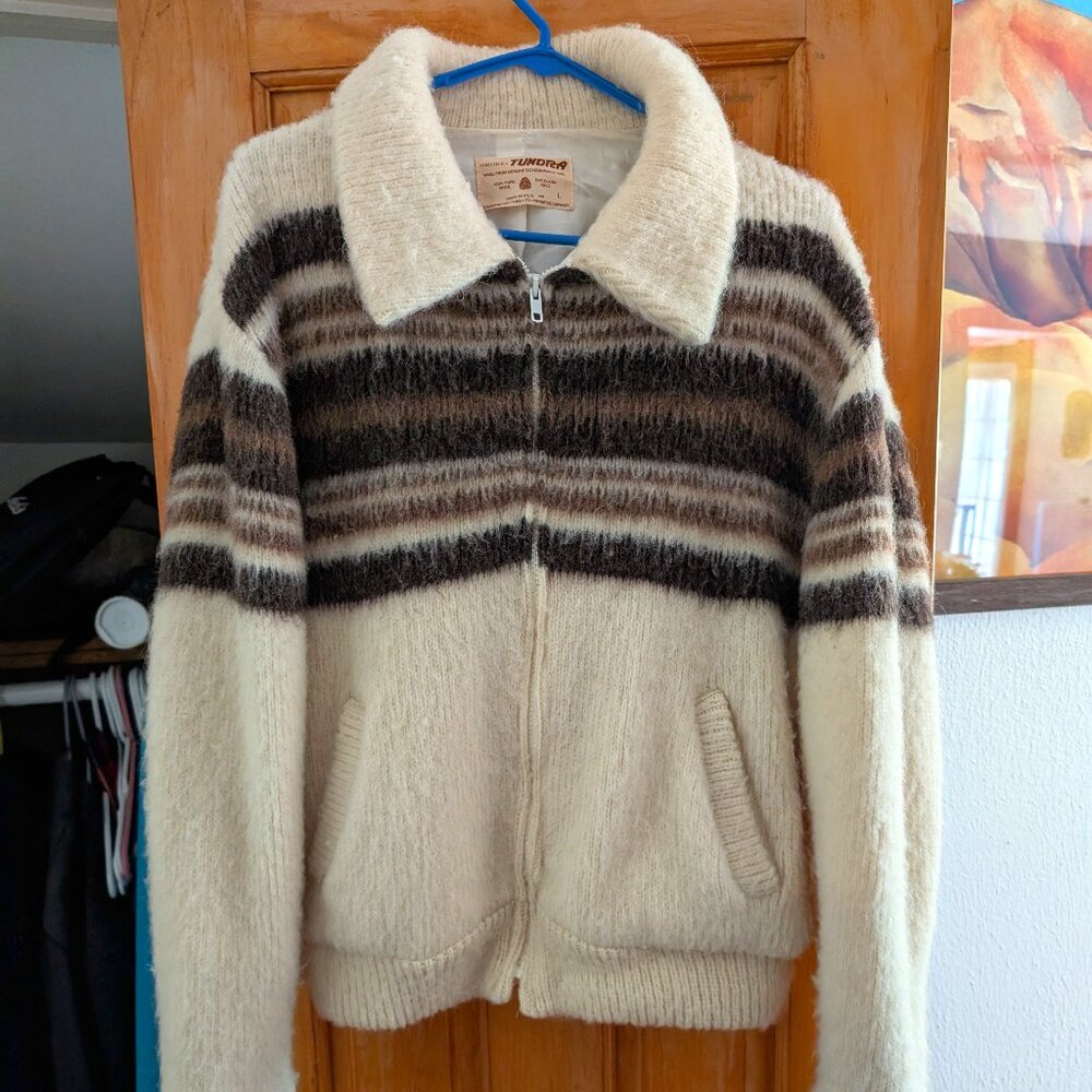 Vintage 70's wool zip jacket